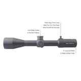 VECTOR OPTICS MARKSMAN 6-24X50 FIRST FOCAL PLANE RIFLESCOPE WITH SIDE FOCUS AND LONG EYE RELIEF