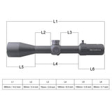 VECTOR OPTICS MARKSMAN 6-24X50 FIRST FOCAL PLANE RIFLESCOPE WITH SIDE FOCUS AND LONG EYE RELIEF