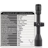 Discovery Optics ED LHT 3-15x50 SFIR with Extremely Low Chromatic Dispersion First Focal Plane Rifle Scope