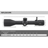 Discovery Optics ED LHT 3-15x50 SFIR with Extremely Low Chromatic Dispersion First Focal Plane Rifle Scope