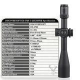 Discovery Optics ED-PRS 5-25x56 SFIR Zero Stop, Extreme Precision, First Focal Plane Rifle Scope