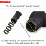 Discovery Optics Silca Gel Eyeshade For 38mm to 48mm Eye Piece OD's