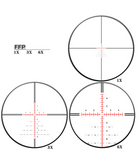 Discovery ED AR 1-6X24 IR First Focal Plane Illuminated Reticle, With Sunshade