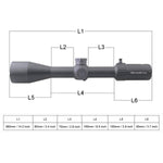 VECTOR OPTICS MARKSMAN 6-24X50 FIRST FOCAL PLANE RIFLESCOPE WITH SIDE FOCUS AND LONG EYE RELIEF