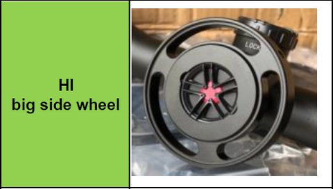 Discovery Optics Large Parallax Focus Wheel For HI Series Scopes