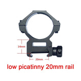 Discovery Optics 30mm Tube Picatinny/Weaver Mount 20mm